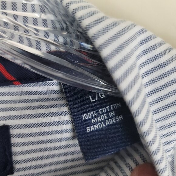 Chaps Heritage Striped Button Down Shirt Men's Large NWT Long Sleeve Casual - Picture 10 of 13